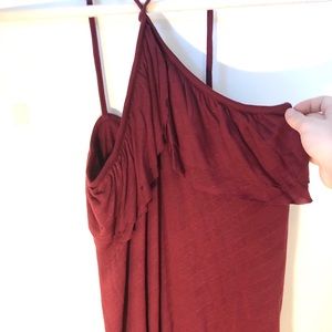 Nordstrom maroon halter tank!